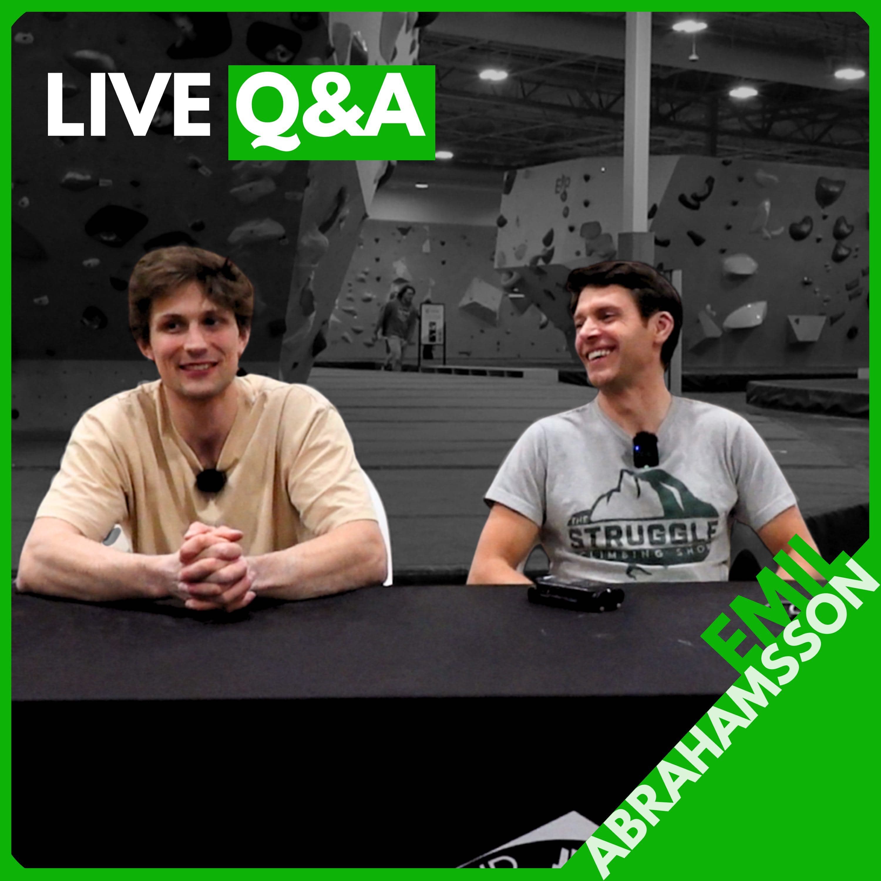 Emil Abrahamsson: Live Q&A from Portland Rock Gym