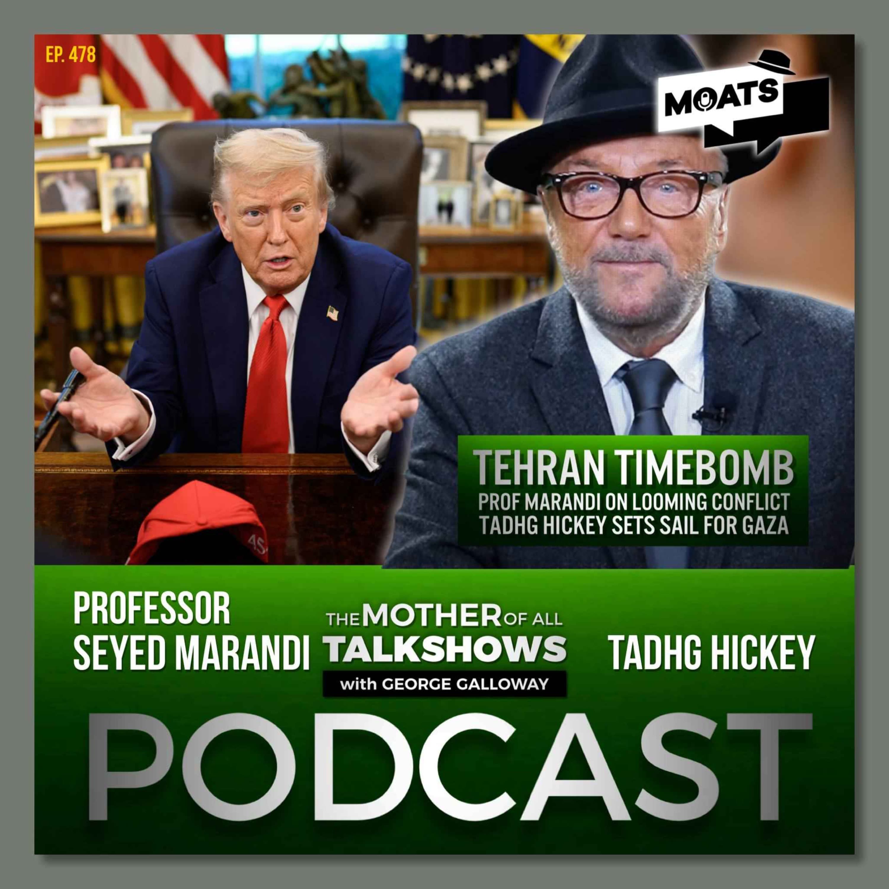 TEHRAN TIMEBOMB | Prof Seyed Marandi on looming conflict | Tadhg Hickey sets sail for Gaza