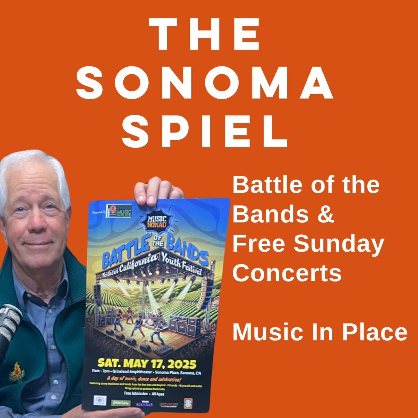 Free Summer Concerts in Sonoma: Rod Marymor Talks Sunday Performances on the Sonoma Plaza