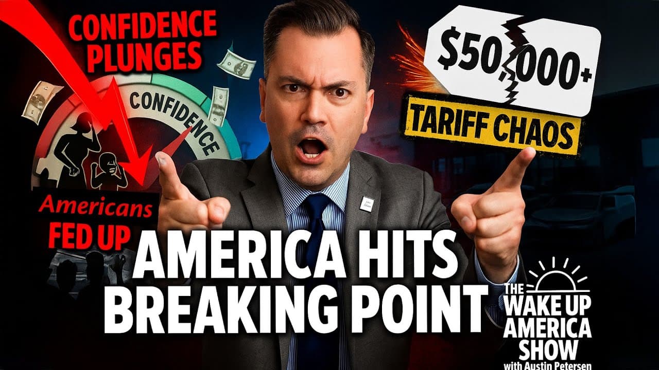 Americans Are BROKE: Car Prices Explode, Confidence CRATERS, Tariffs Backfire