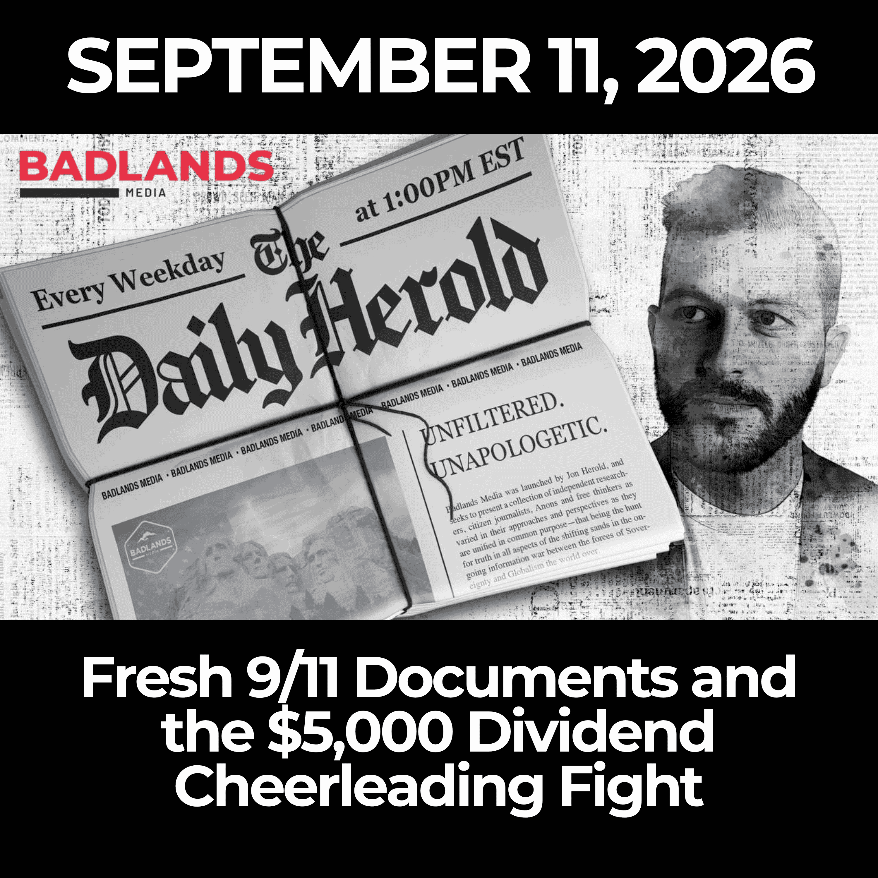 The Daily Herold: 9/11/26 - Fresh 9/11 Documents and the $5,000 Dividend Cheerleading Fight