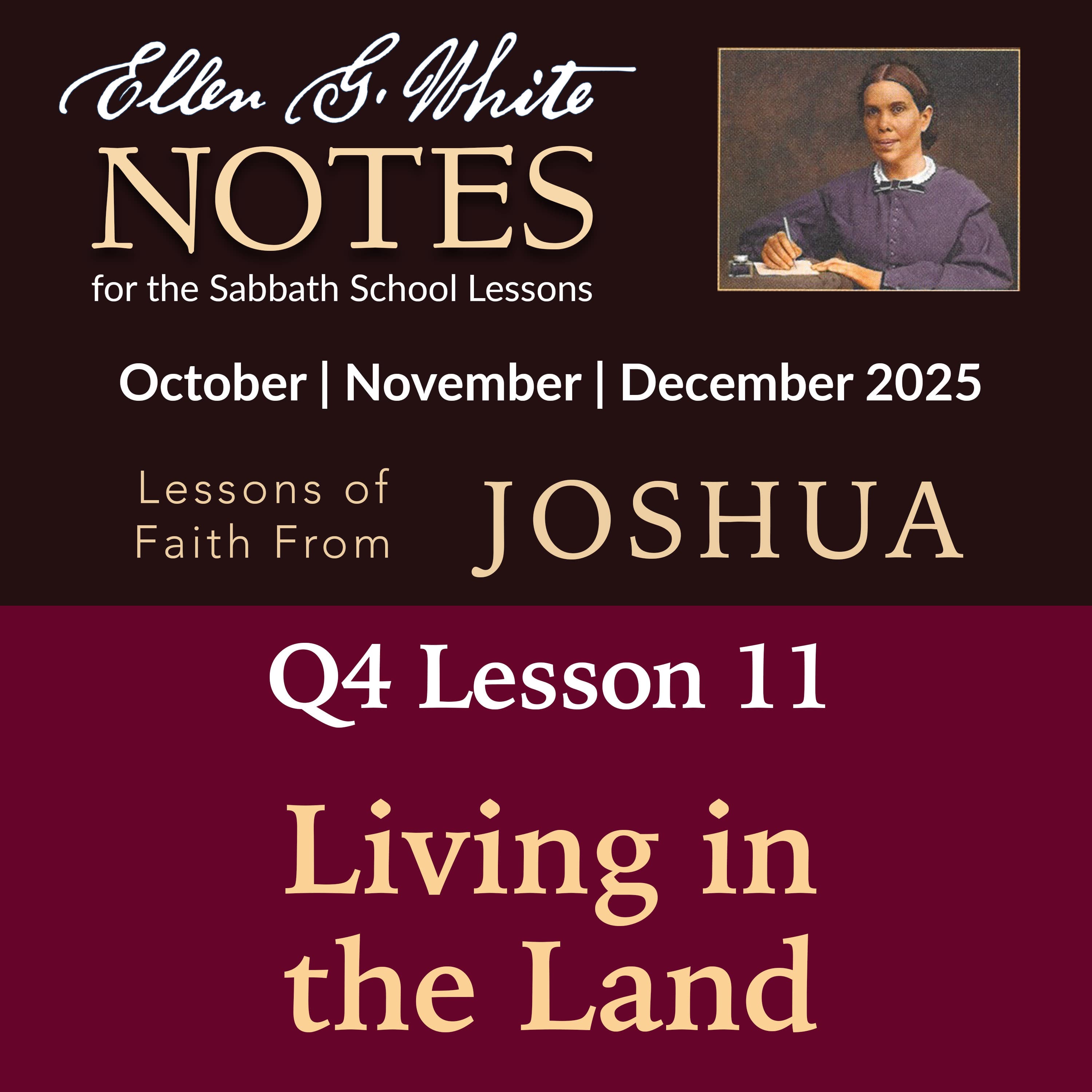 2025 Q4 Lesson 11 - Living in the Land