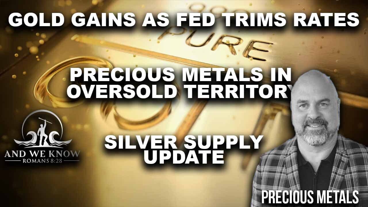 11.1.25: Gold GAINS as FED Trims RATES, Oversold territory, Supply update, DEM Shutdown Pray!