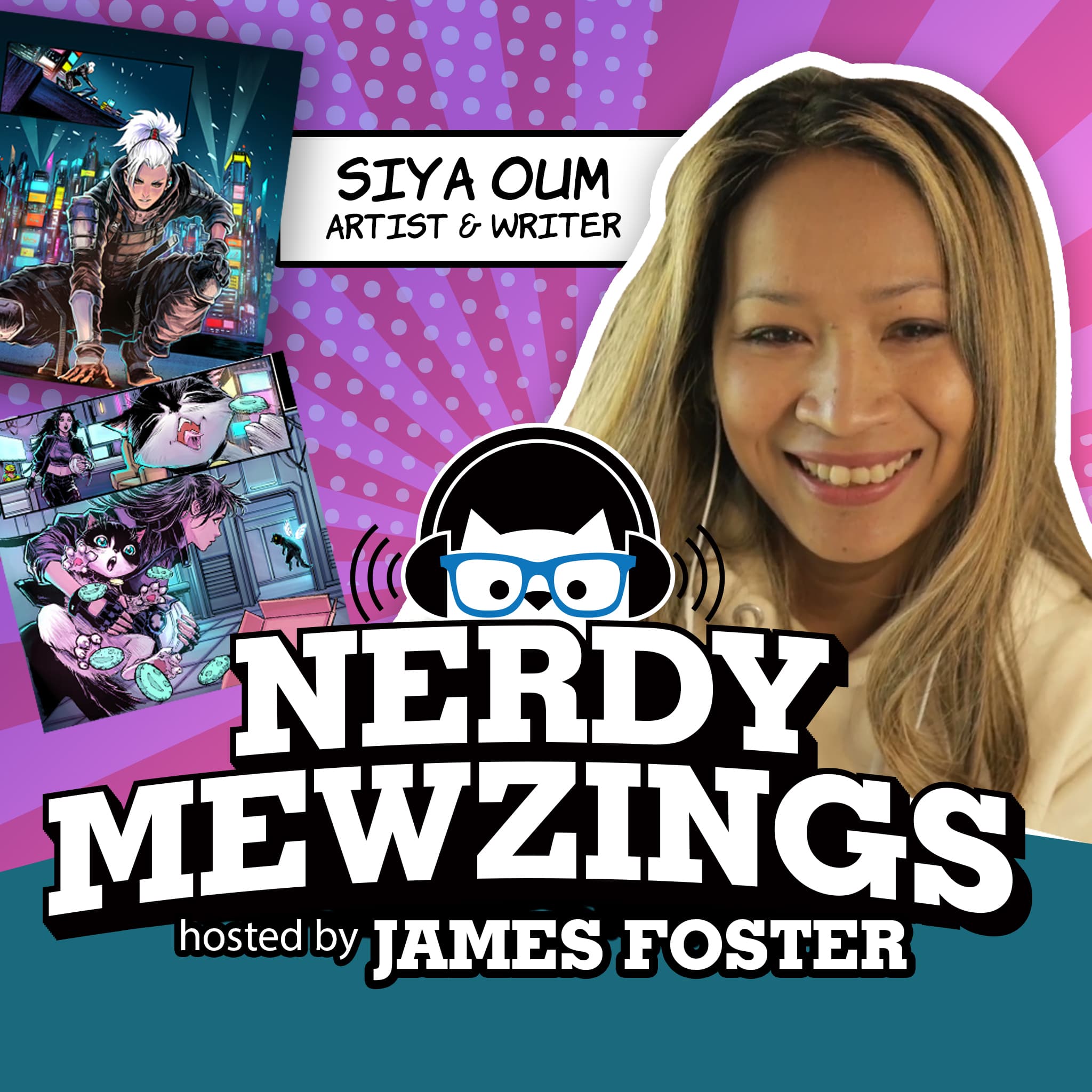 Siya Oum Exclusive on Neo Wonderland, College, & Marvel Covers!