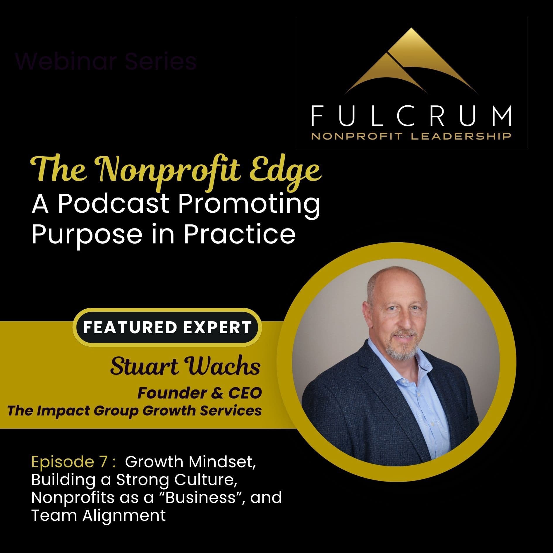 The Nonprofit Edge: A Conversation with Stuart Wachs - Episode 7