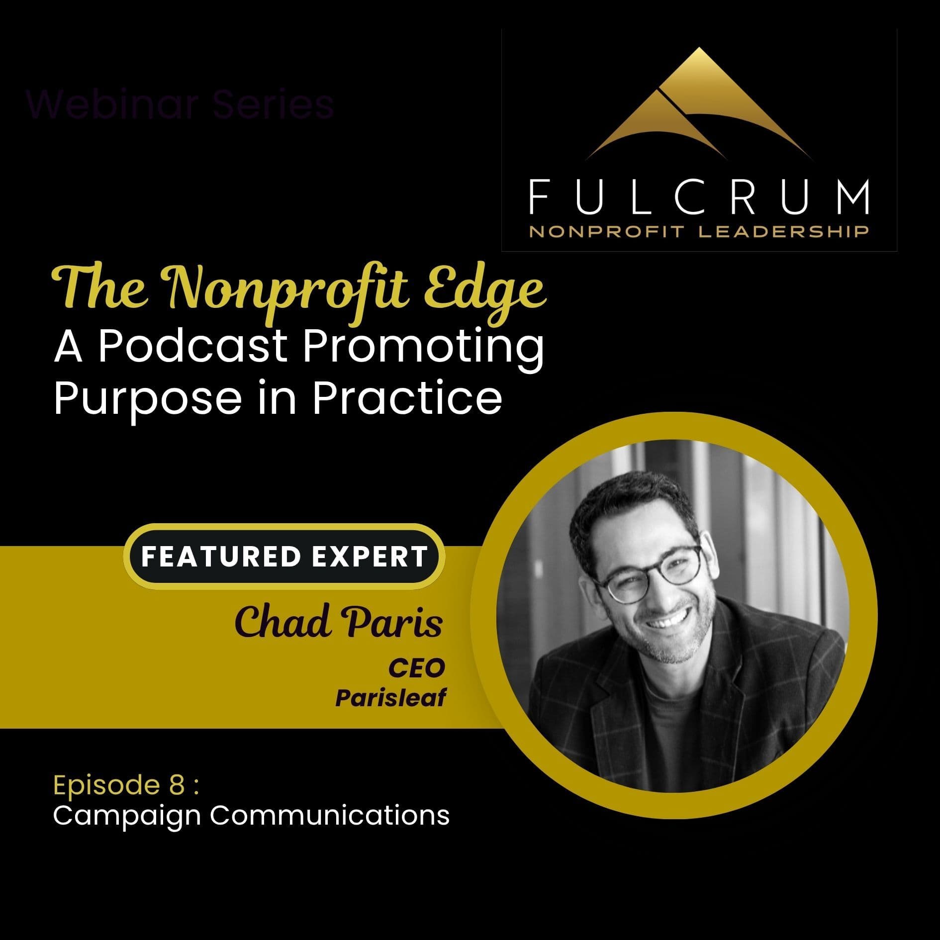 The Nonprofit Edge: A Conversation with Chad Paris - Episode 8