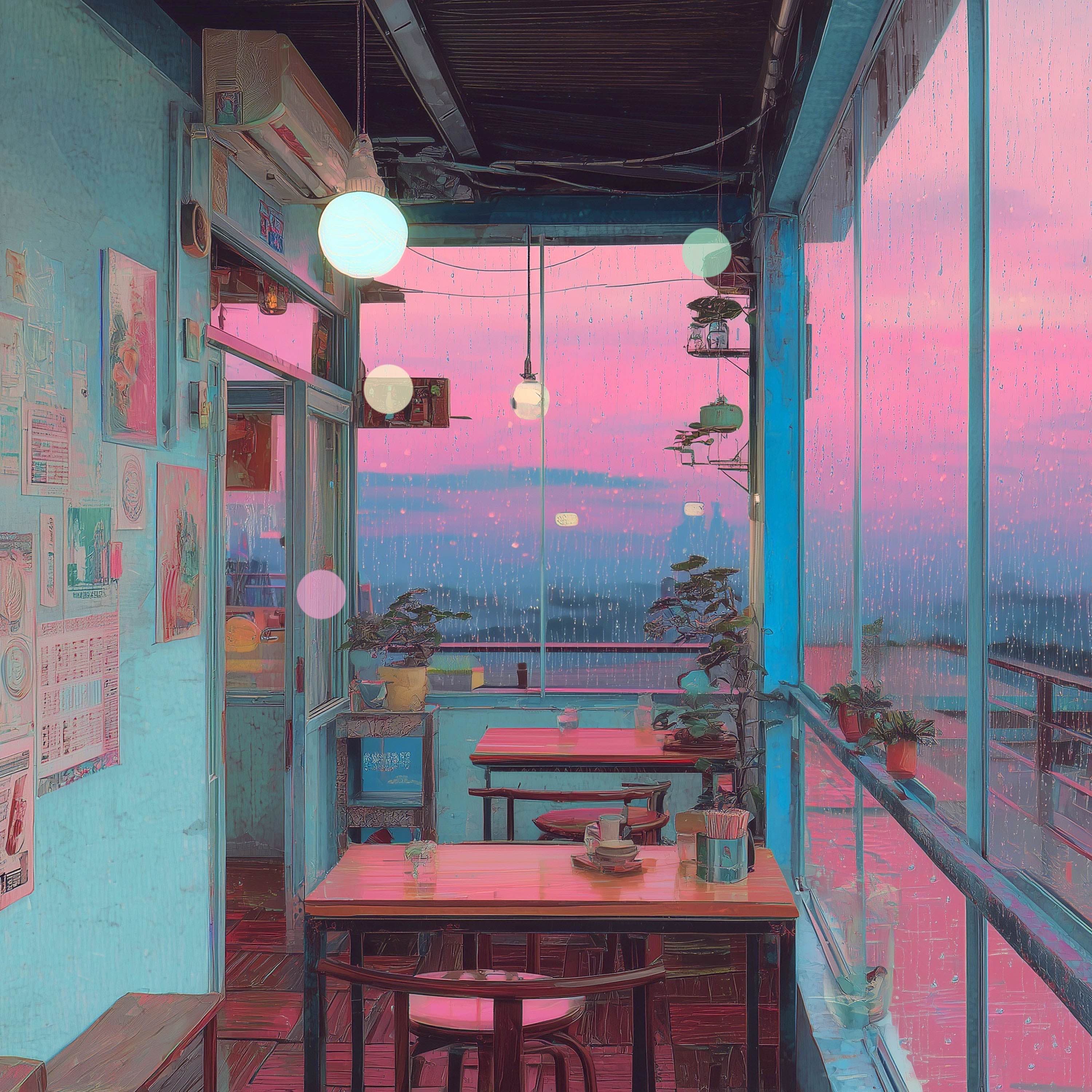 Café en Día Lluvioso | Ambiente Tranquilo en el Corazón de Hong Kong