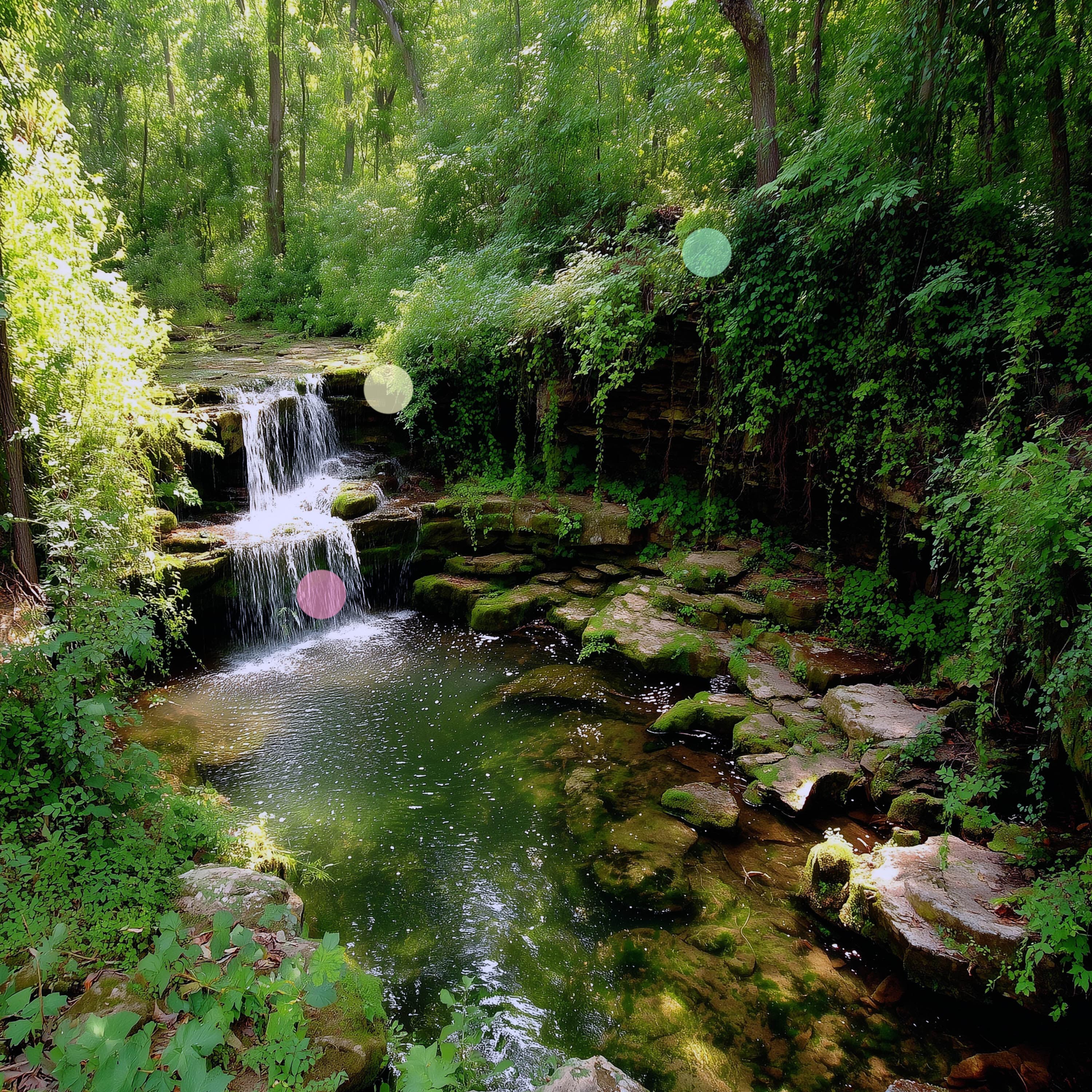 Cascada Aislada | Claro del Bosque