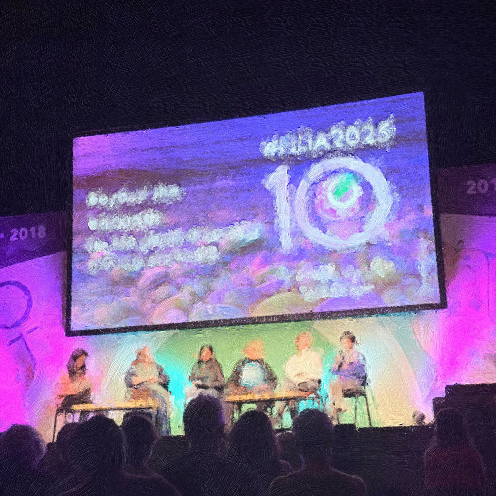 在英国参加一场女性中心的大会