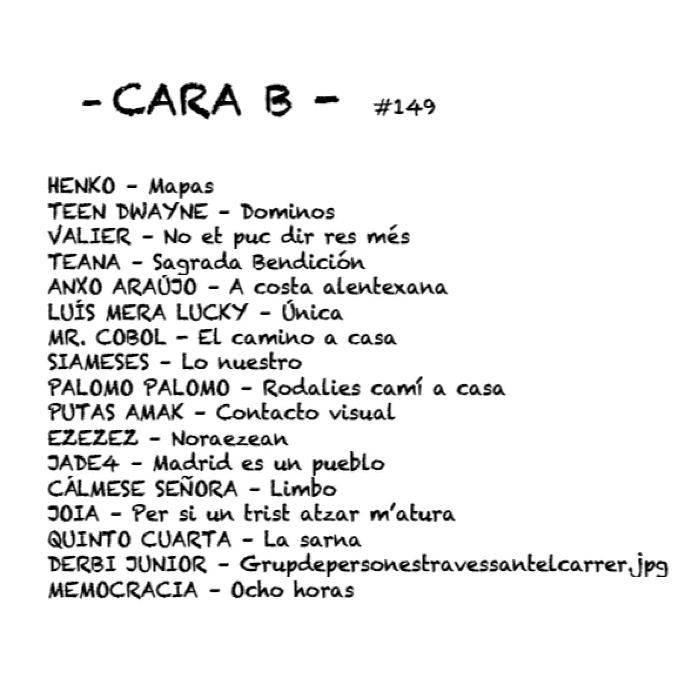 Cara B - 149