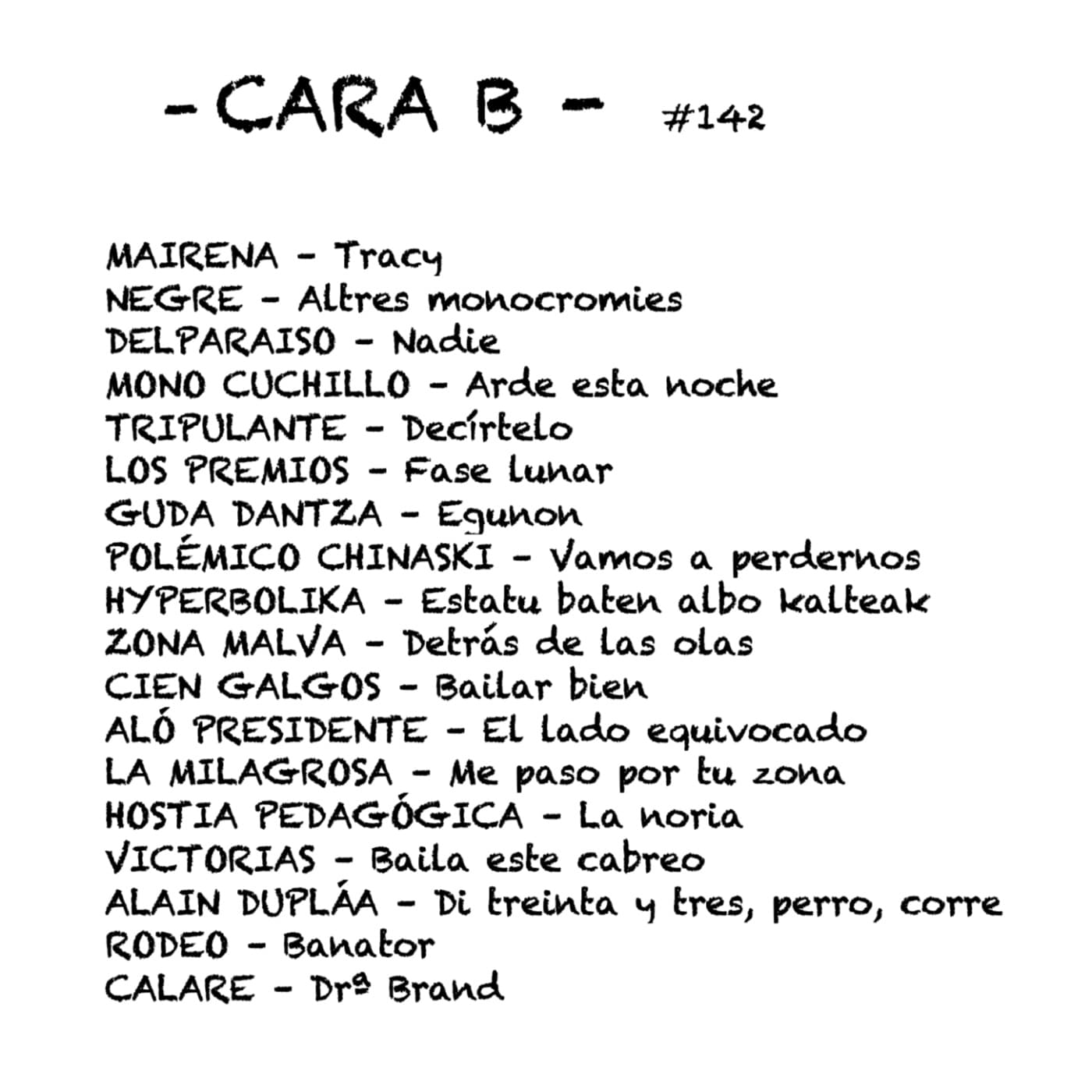 Cara B - 142
