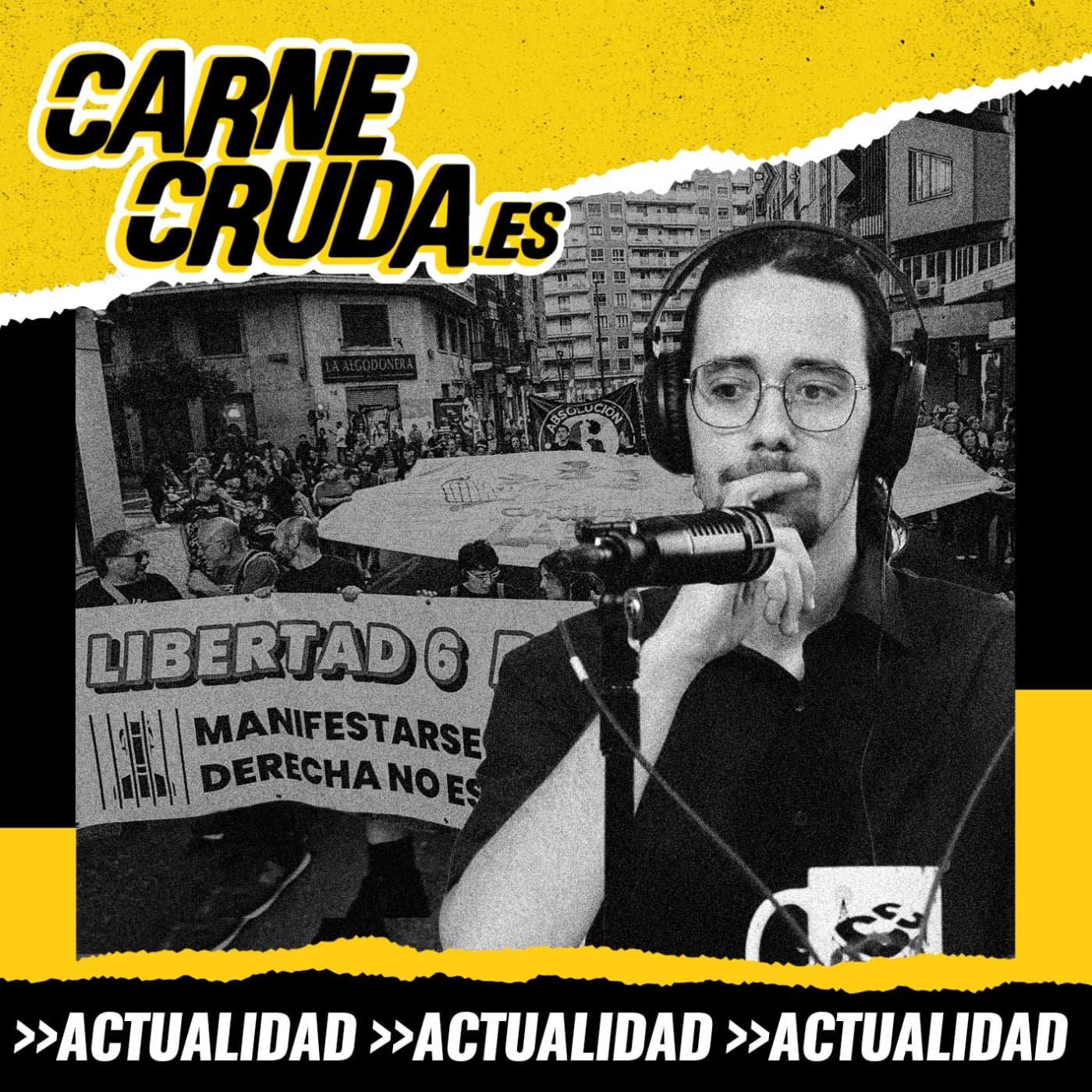 Javitxu indultado: entrevista a 1 de Los 6 de Zaragoza (CARNE CRUDA #1555)