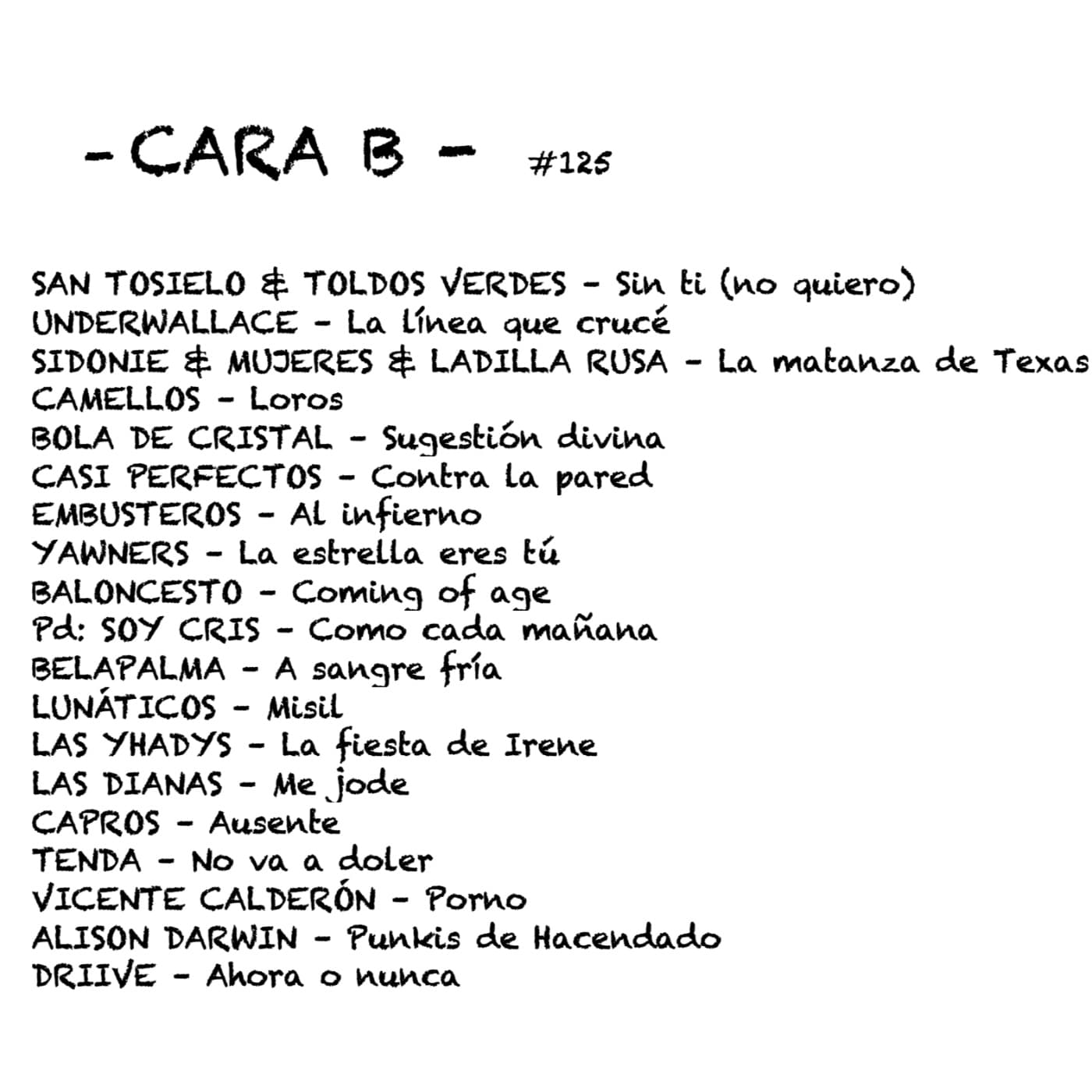 Cara B - 125