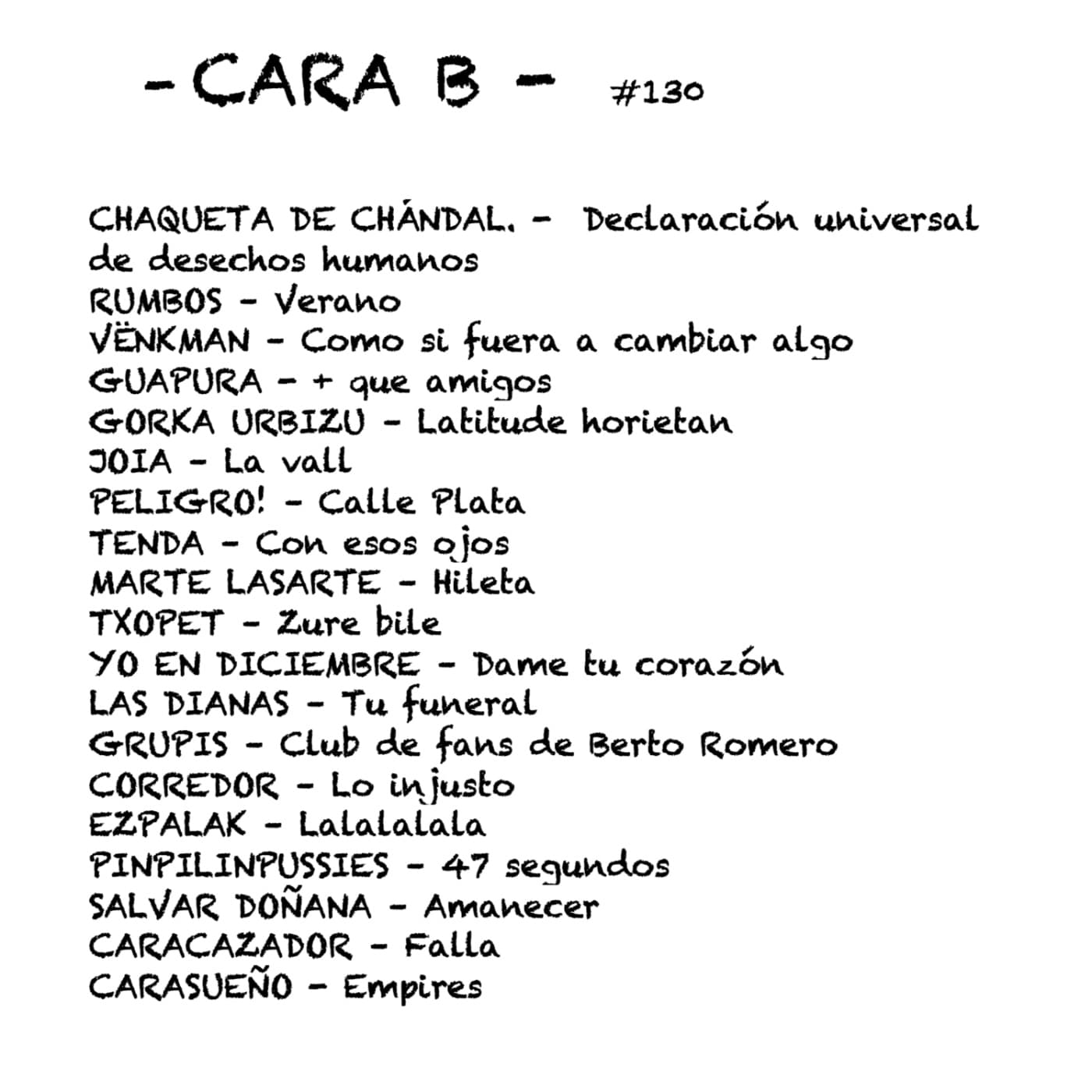 Cara B - 130