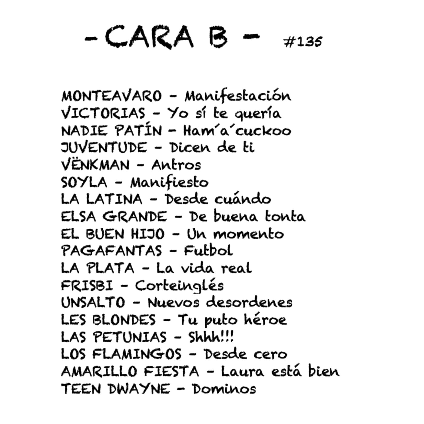 Cara B - 135