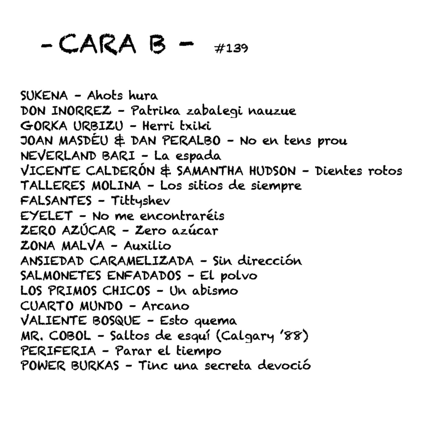 Cara B - 139