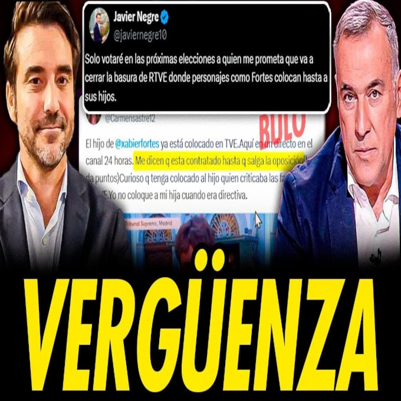 LA DERECHA ATACA CON BULOS AL HIJO DE FORTES Y A TVE