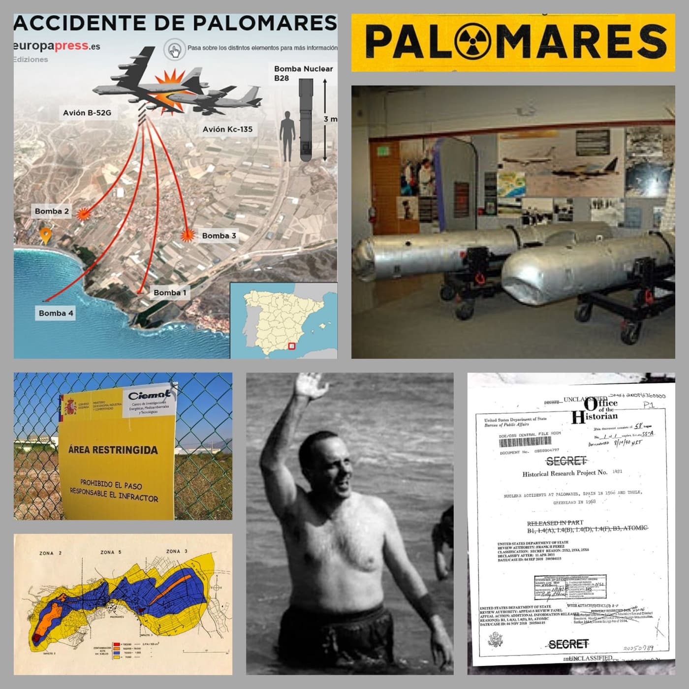 Catástrofe Nuclear en Palomares…El Peligro Invisible.