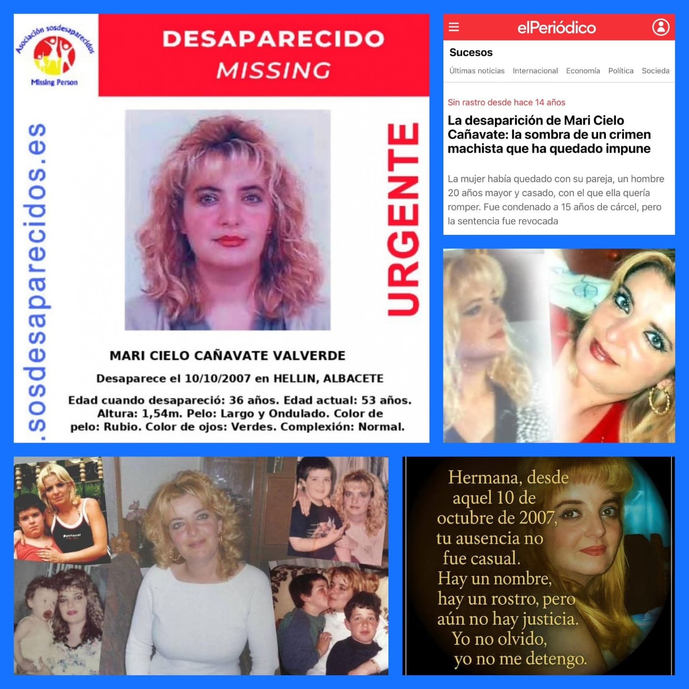 La misteriosa desaparición de Mari Cielo Cañavate.