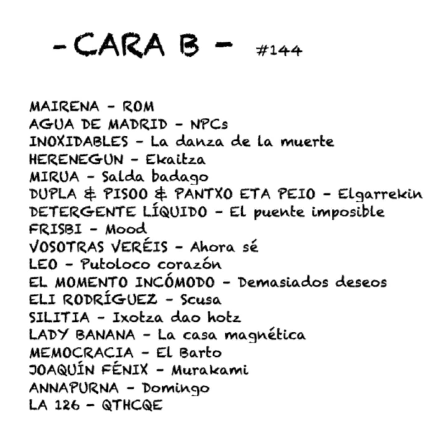 Cara B - 144