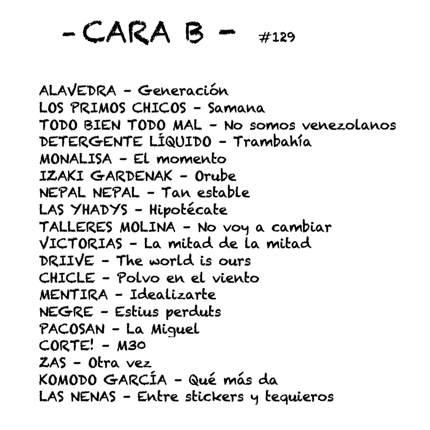 Cara B - 129