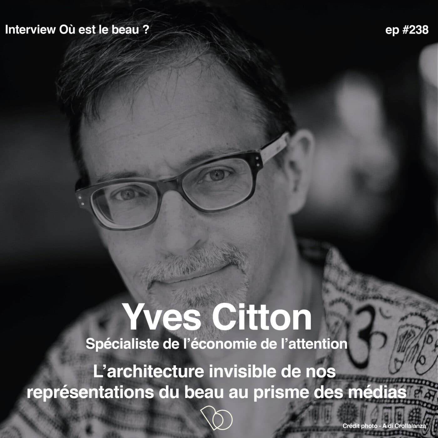 #238 -2/2 - L'architecture invisible de nos représentations du beau au prisme des médias avec YVES CITTON, Professeur spécialiste de l'économie de l'attention