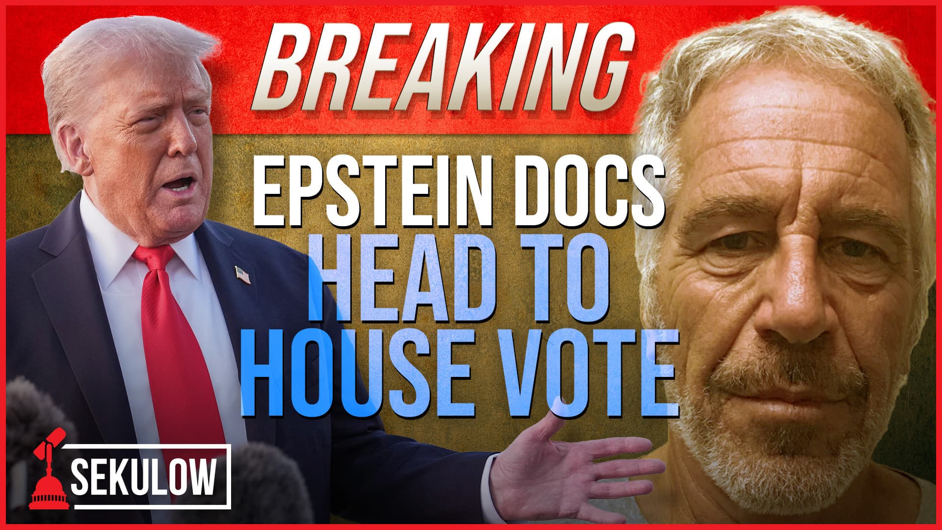 BREAKING: Epstein Docs Head to House Vote
