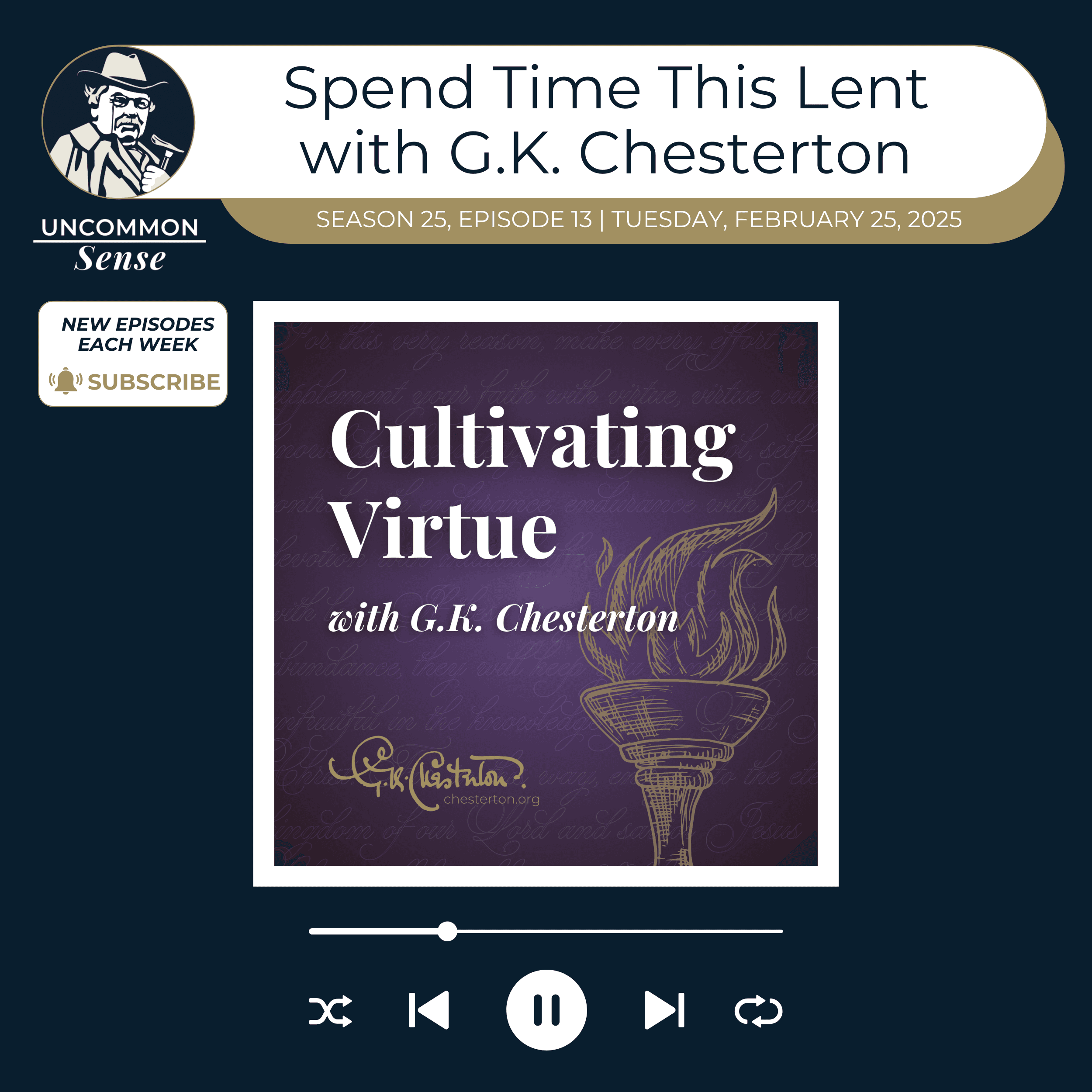 Grow in Virtue this Lent with G.K. Chesterton!