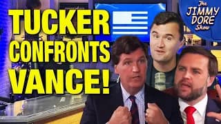 Tucker Confronts JD Vance TO HIS FACE Over Charlie Kirk's Death!