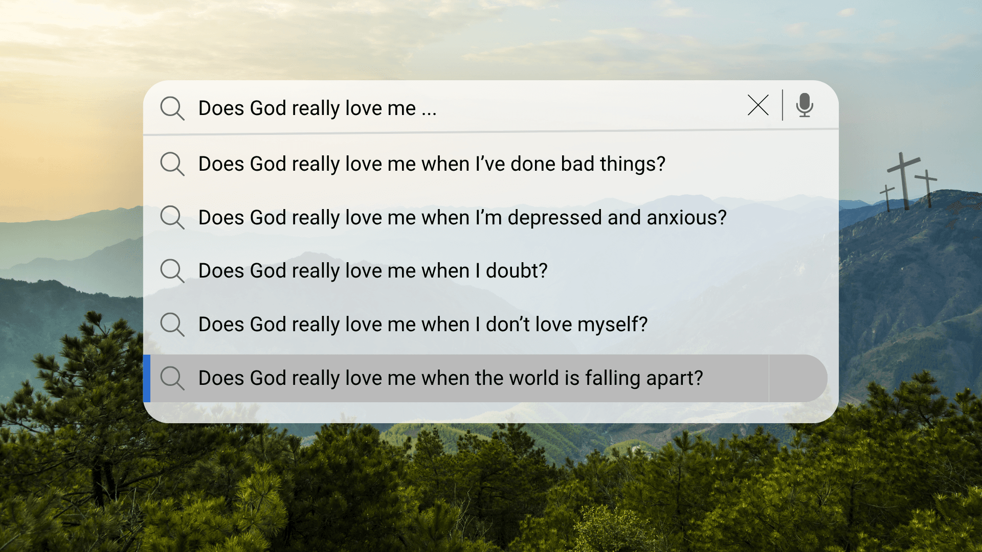 5. Does God Really Love Me When The World Is Falling Apart?