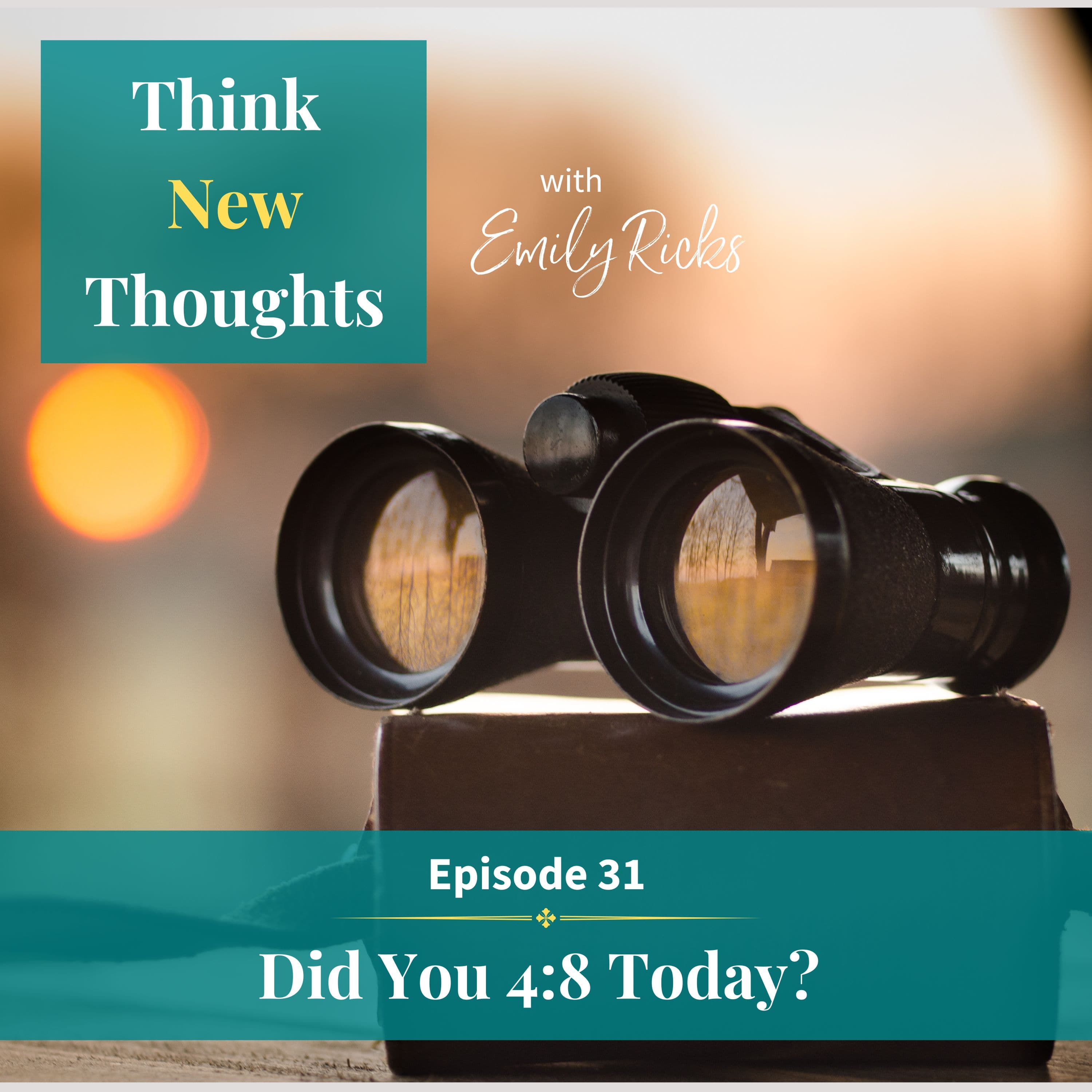 Ep 31:  Did You 4:8 Today?
