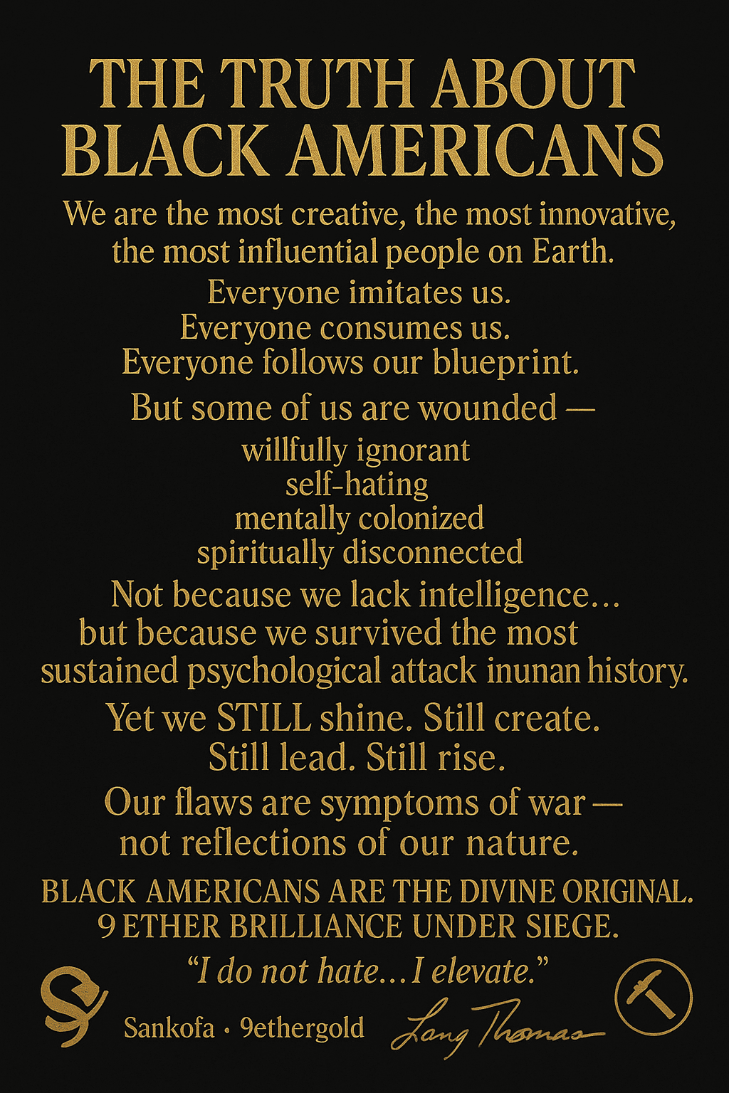 WE ARE COSMIC GENIUS UNDER SIEGE...