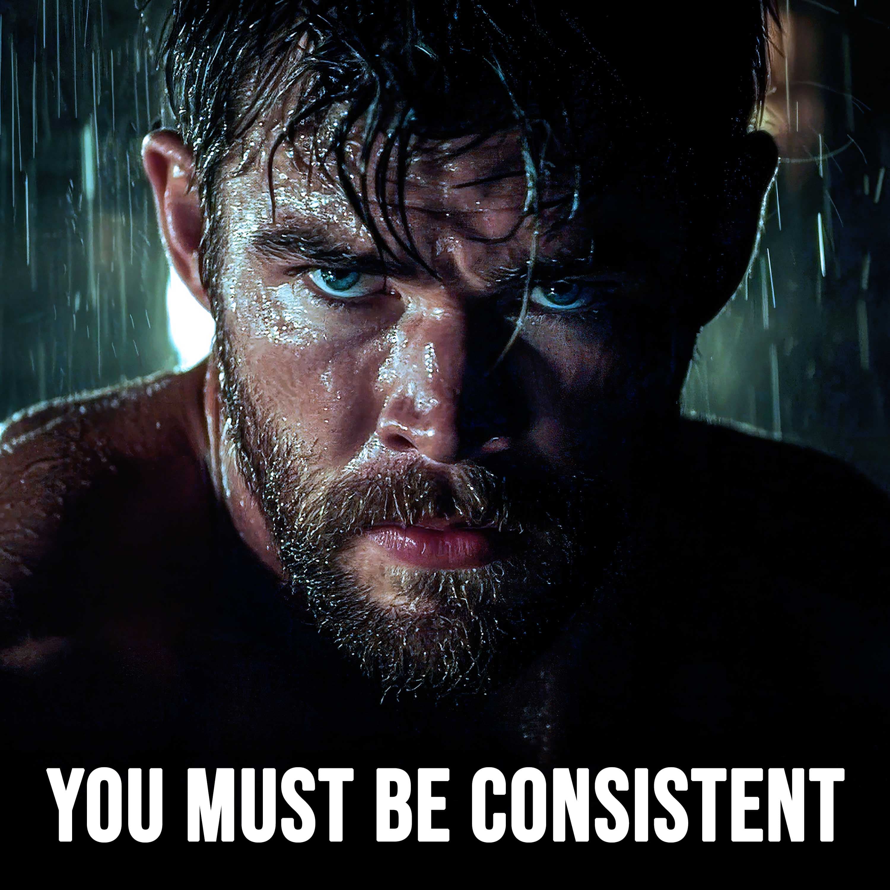 YOU MUST BE CONSISTENT