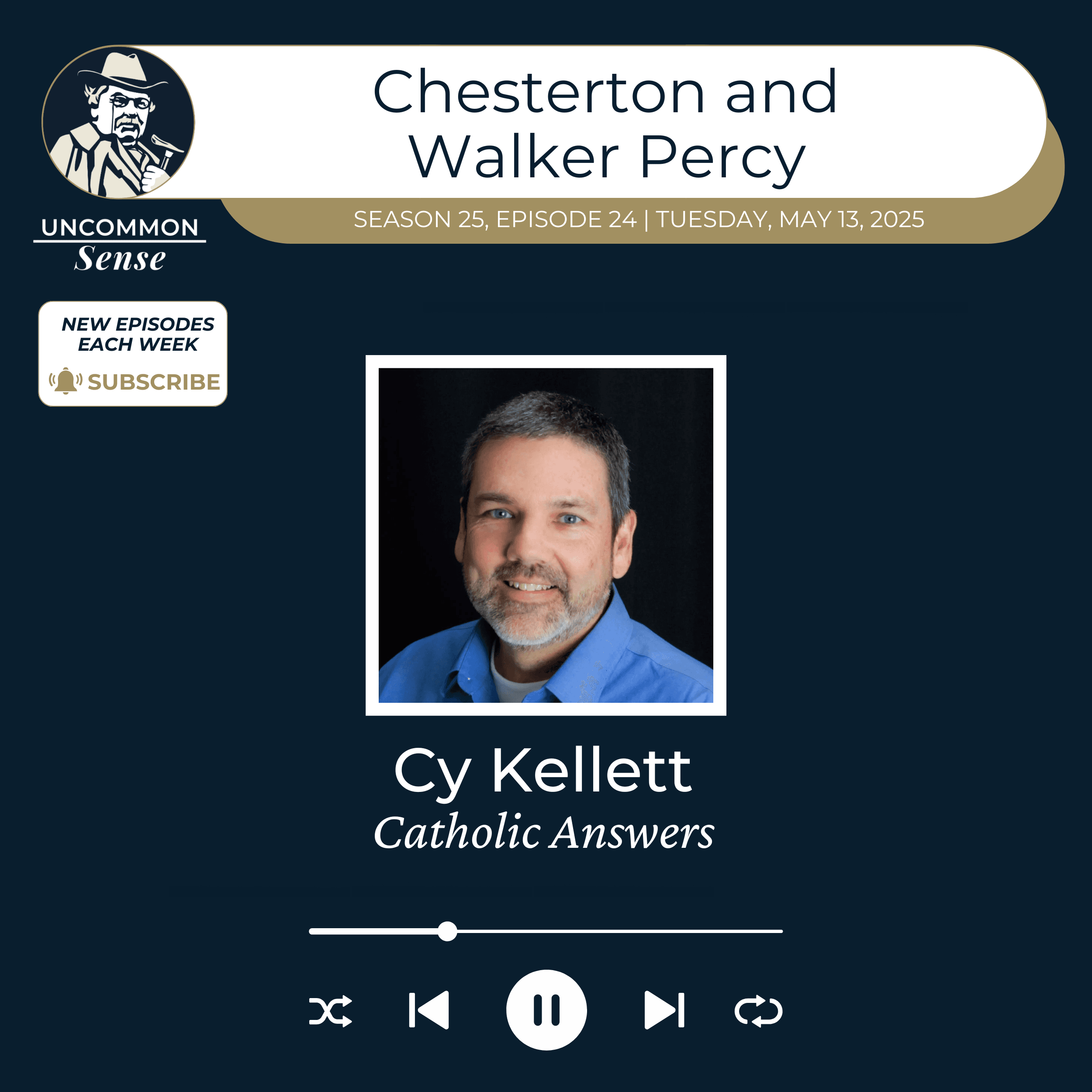 G. K. Chesterton and Walker Percy, with Cy Kellett