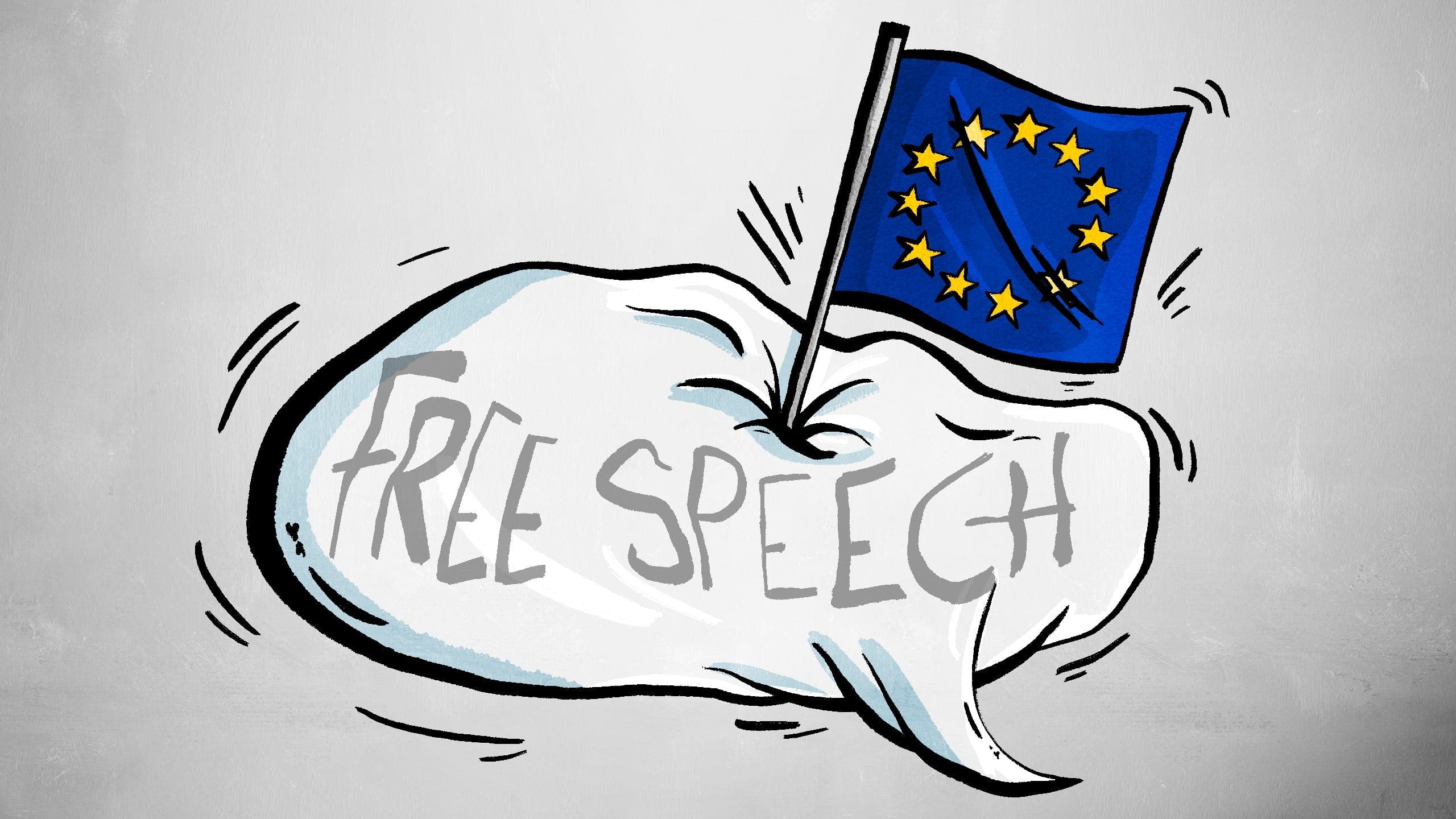 Listen to This Article: Europe Fires a Speech Warning