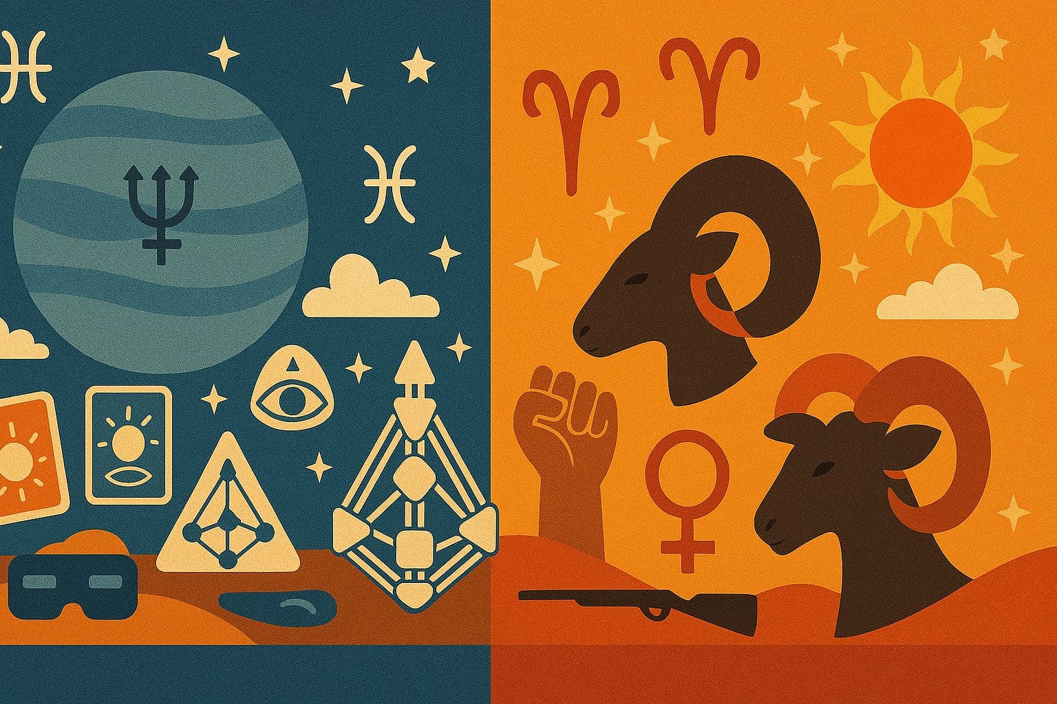 When Dreams Catch Fire: Neptune’s Leap from Pisces to Aries