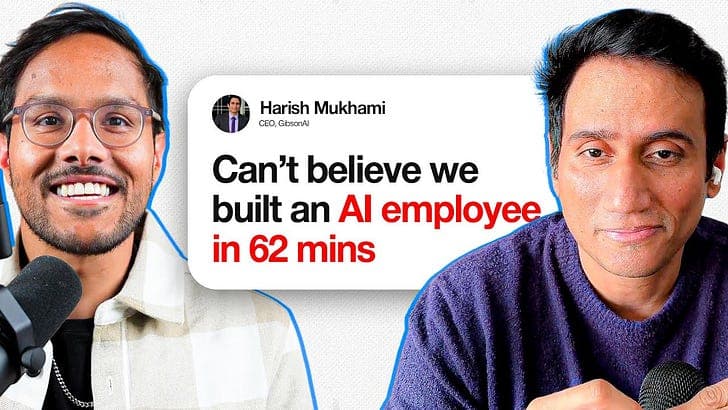 We Built an AI Employee in 62 mins (Cursor, ChatGPT, Gibson, Crew AI)