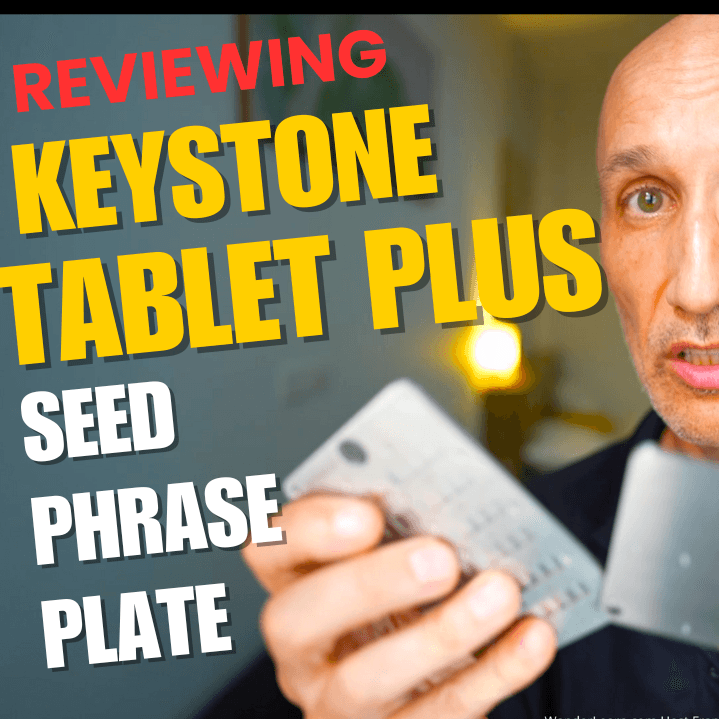 Keystone Tablet Plus is a Reusable Metal Plate to Store Your Seed Phrase