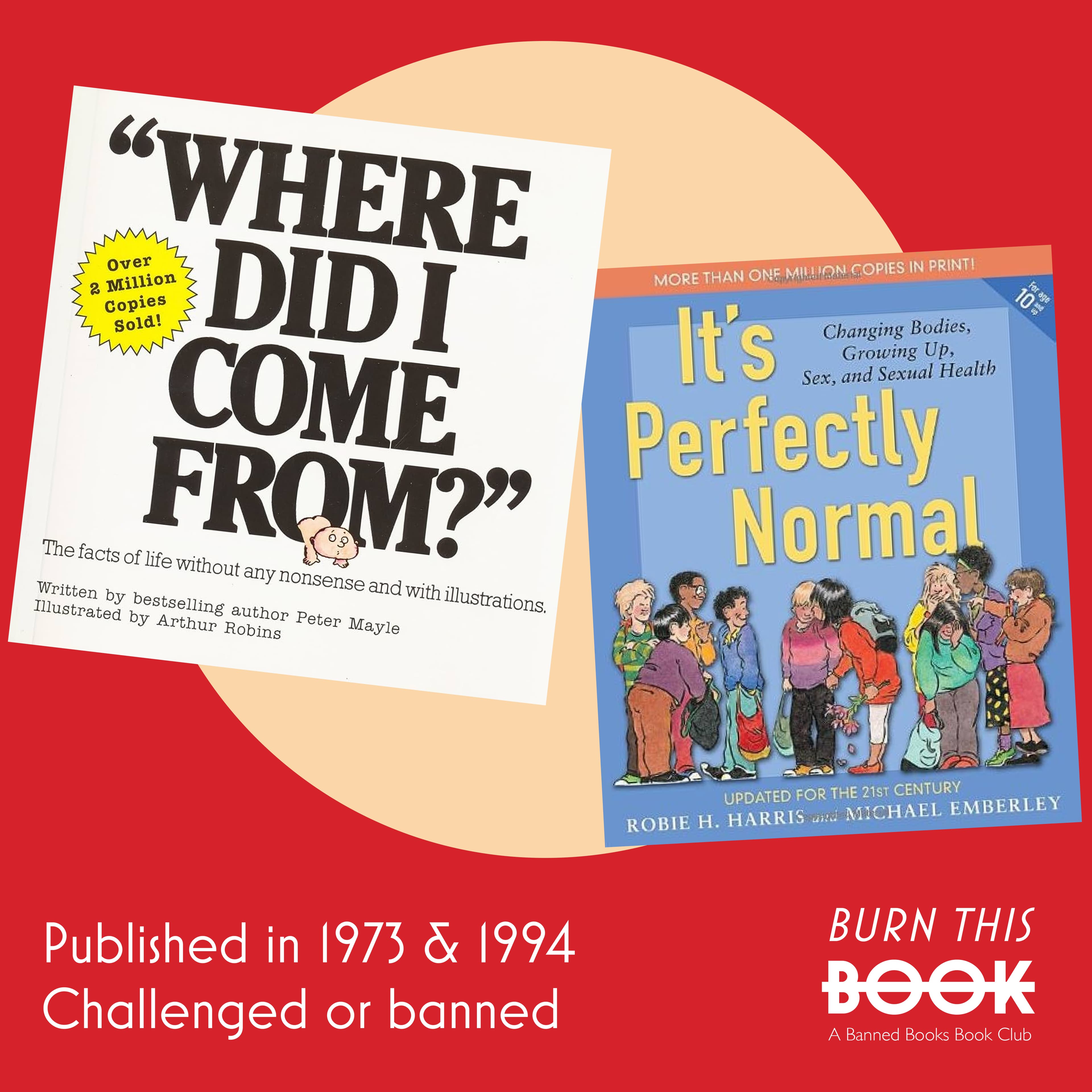 Where Did I Come From? & It’s Perfectly Normal, by Peter Mayle & by Robie Harris (1973 & 1994) feat. Dominique Dizon-Thomas