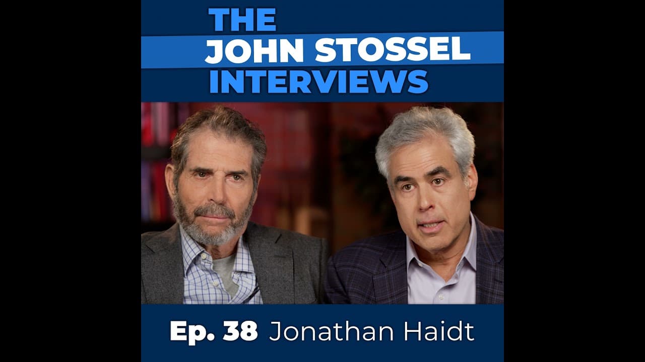 Ep 38 Jonathan Haidt: on The Anxious Generation: Childhood in Social Media Age & Fragile College ...