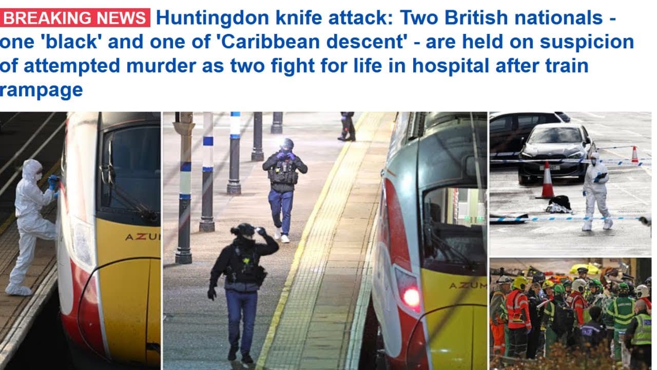 The Train Stabbing Cover Up: UK's Not a Free Country