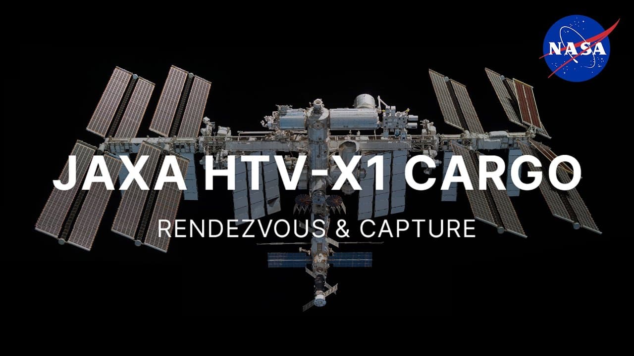 JAXA HTV-X1 Cargo Rendezvous and Capture