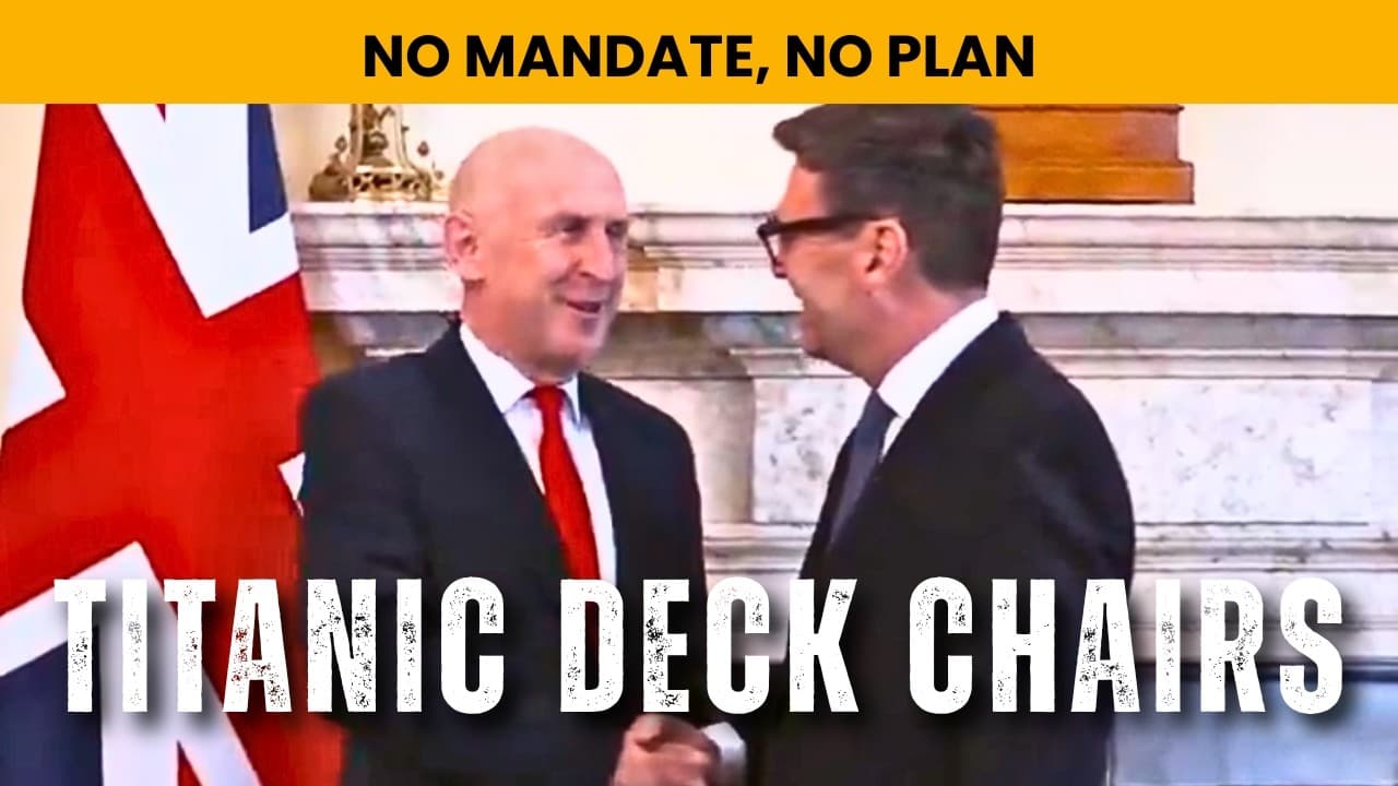 UK New Government, Rearranging Titanic Deck Chairs