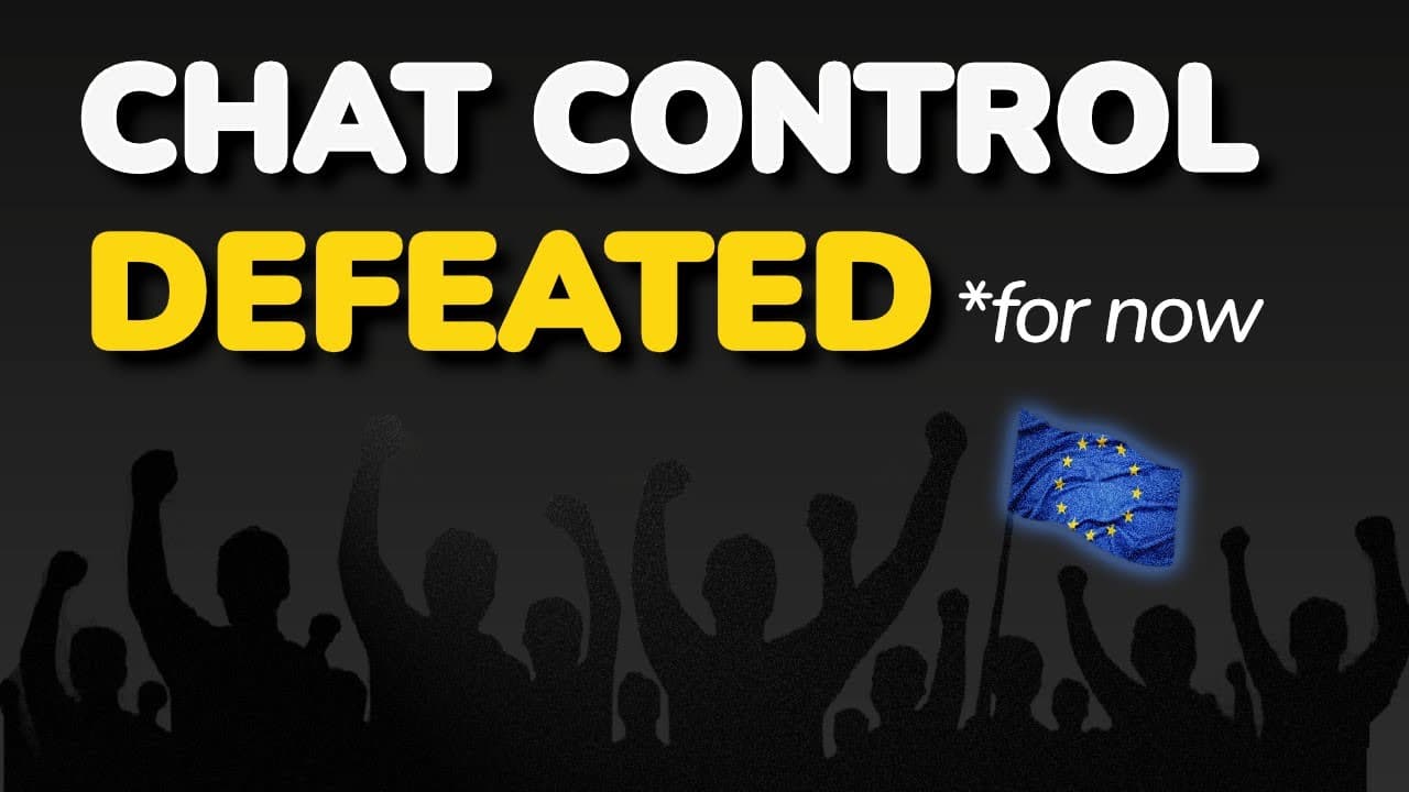 We Just DEFEATED EU Mass Surveillance (Here's How)