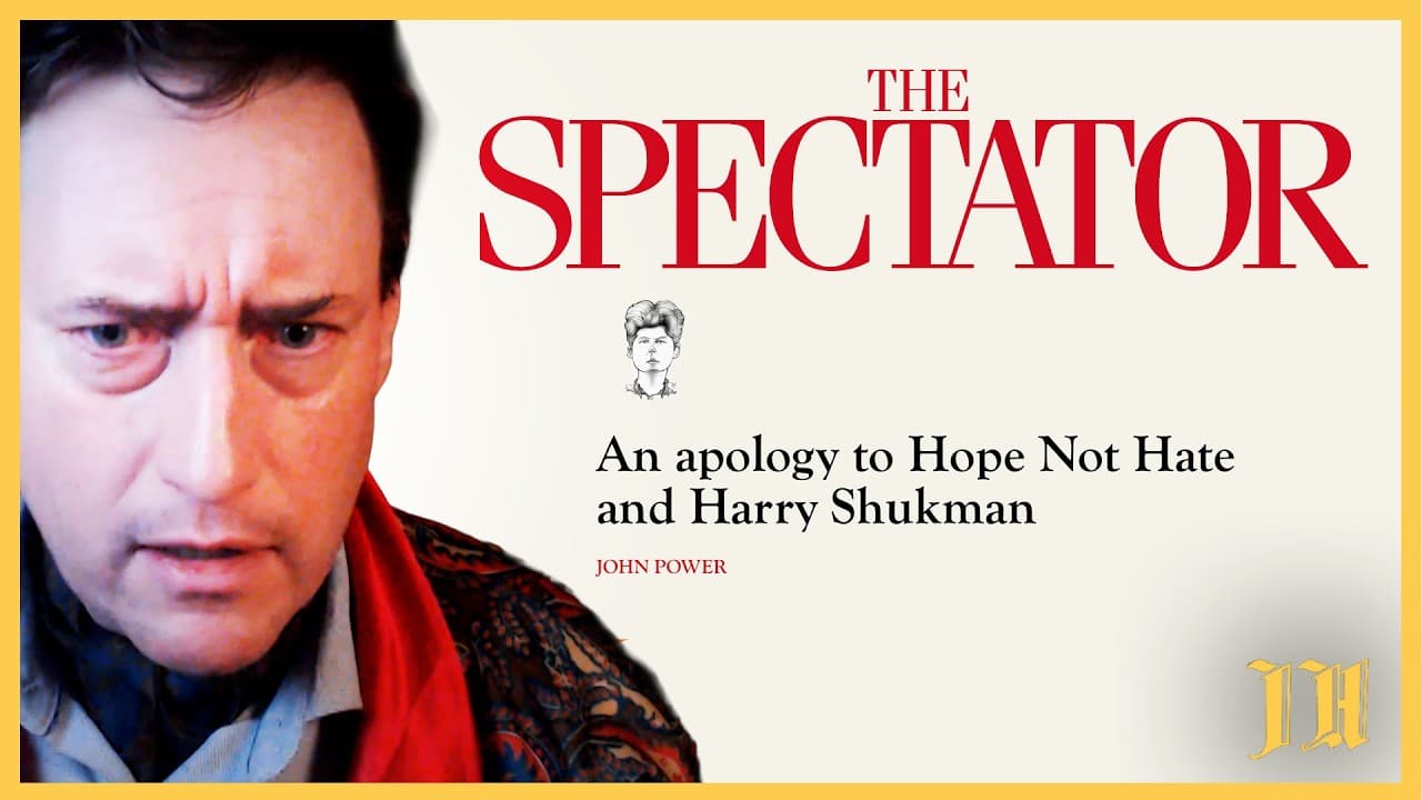 ⁠ ⁠The Spectator OWNS Hope Not Hate with Fake Apology!