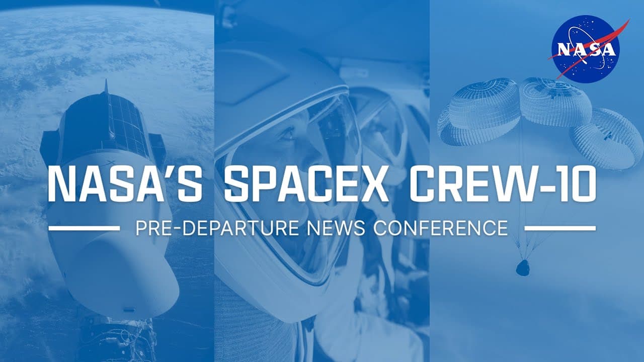 NASA’s SpaceX Crew-10 Pre-Departure News Conference