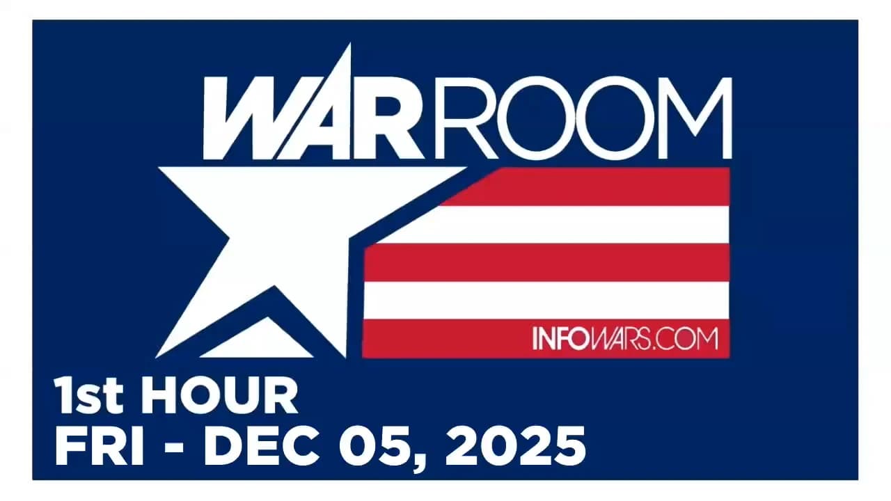 WAR ROOM [1 of 3] Friday 12/5/25 • CURIOUS CASE OF DNC/RNC PIPE-BOMB SUSPECT, News & Analysis • Infowars