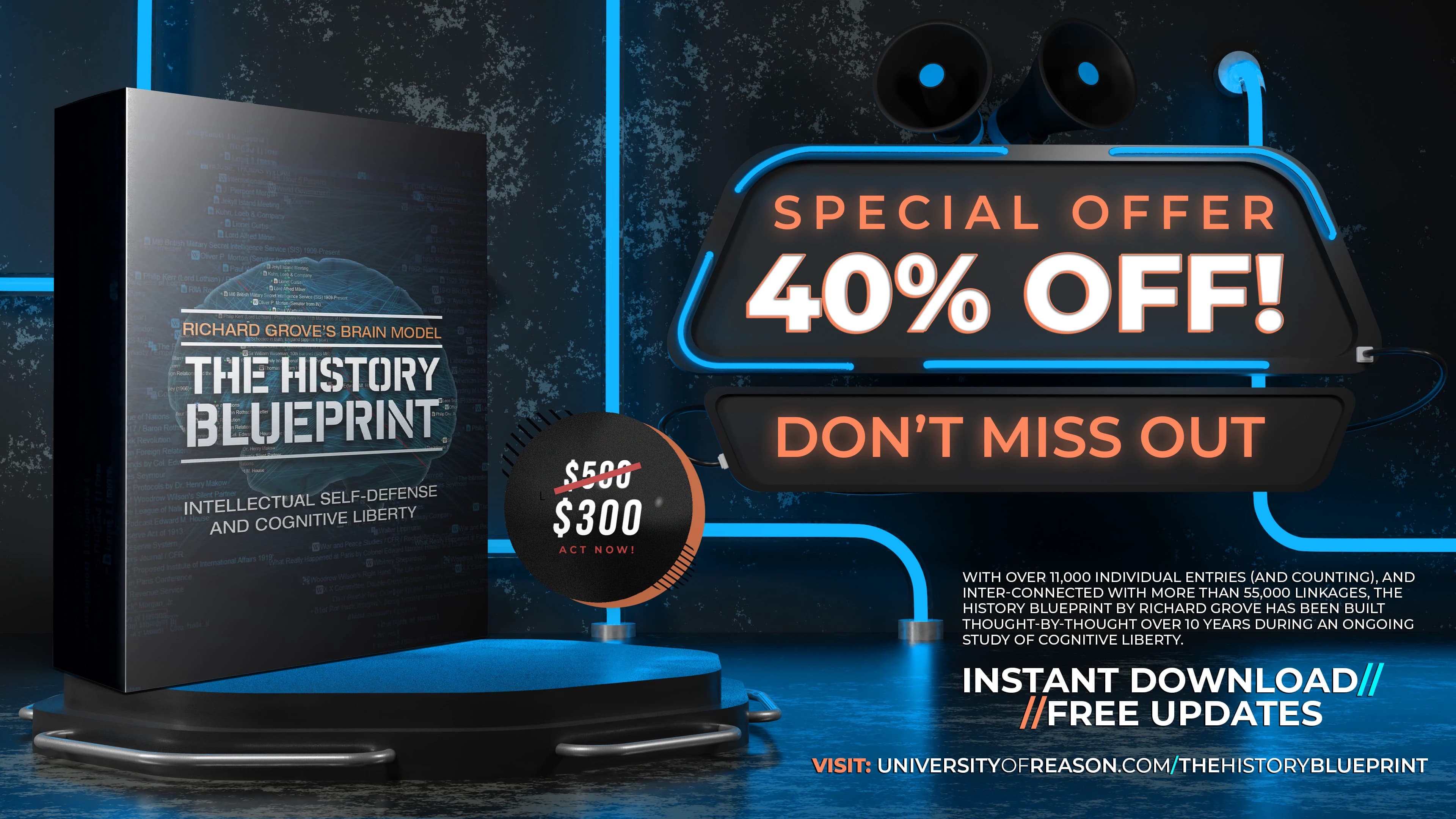 Map the New World Order: History Blueprint Holiday Special (40% OFF + 4 Bonuses)