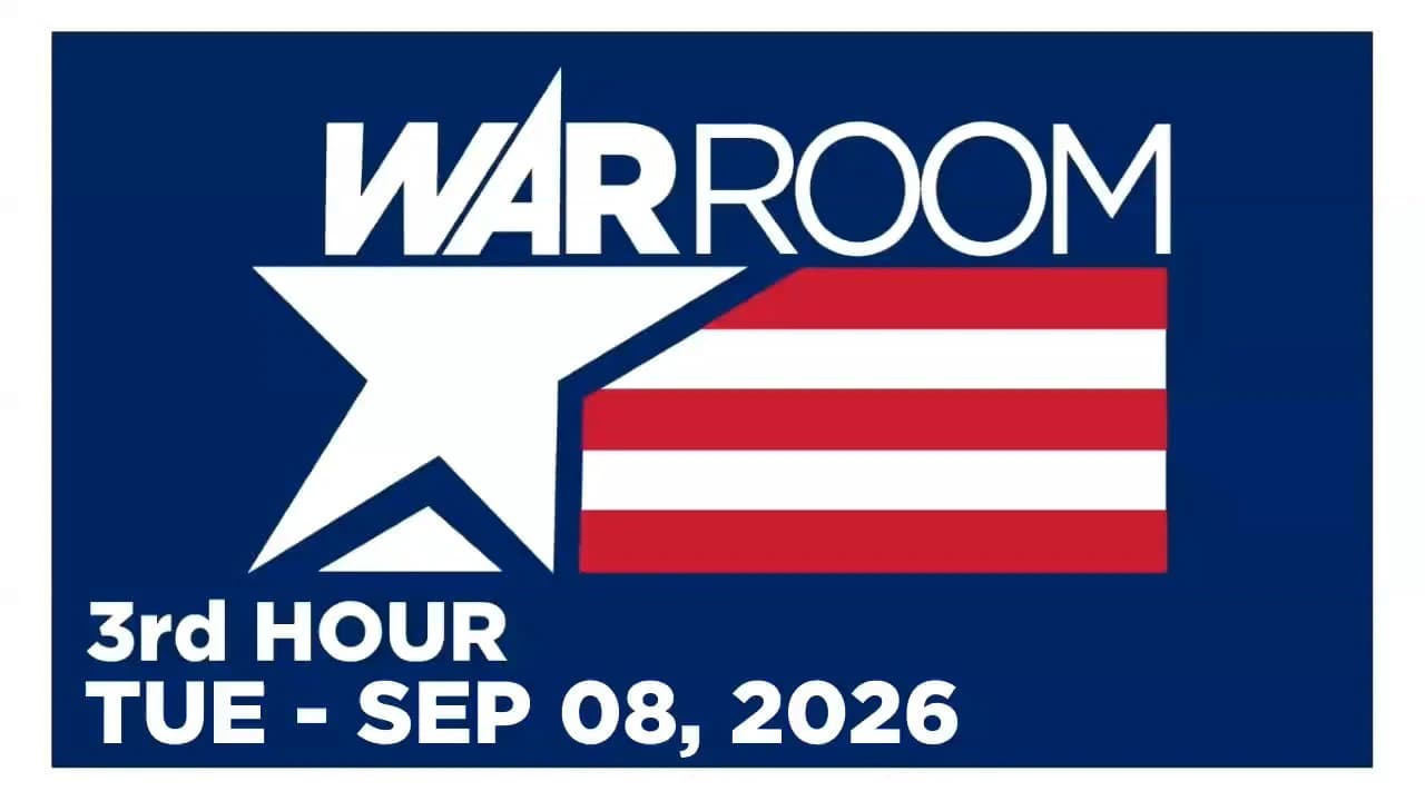 WAR ROOM LIVE [3 of 3] Tuesday 9/8/26 • HARRISON SMITH - News, Calls & Analysis • Alex Jones Network