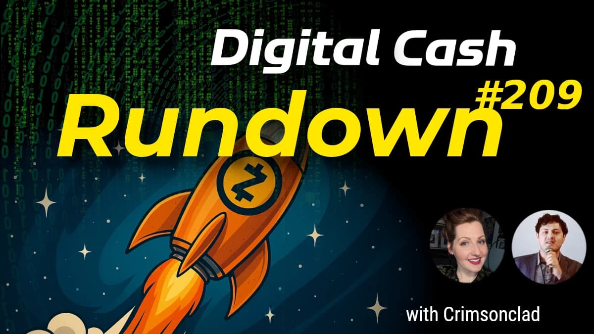 Did Zcash Bring Uptober Back? Digital Cash Rundown 209 with Crimsonclad